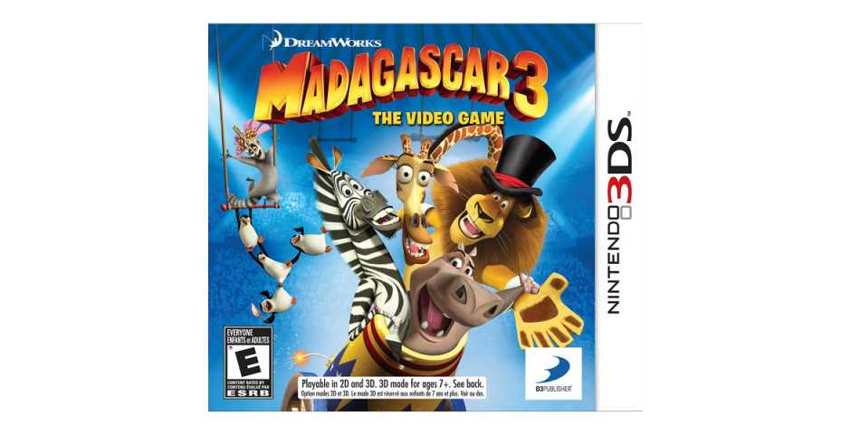 Мадагаскар 3: The Video Game [3DS]